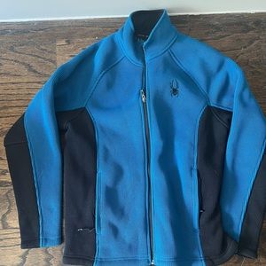 Blue fleece spyder jacket